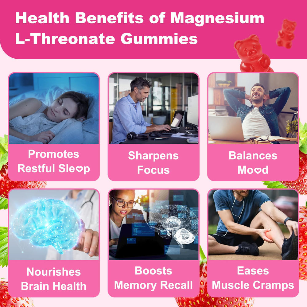 GlaGmrry bottle ingredients panel shows D3, Zinc, B6 for nervous system support