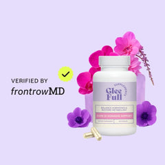 GLEEFULL SUPPS GleeFull Over 30 packaging details highlight label clarity.