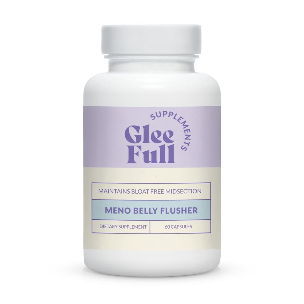 GLEEFULL SUPPS Meno Belly Flusher test-results icon conveys quality checks