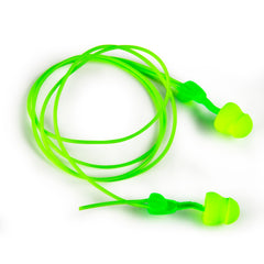 Glide corded foam earplug with twist-in action for a secure fit
