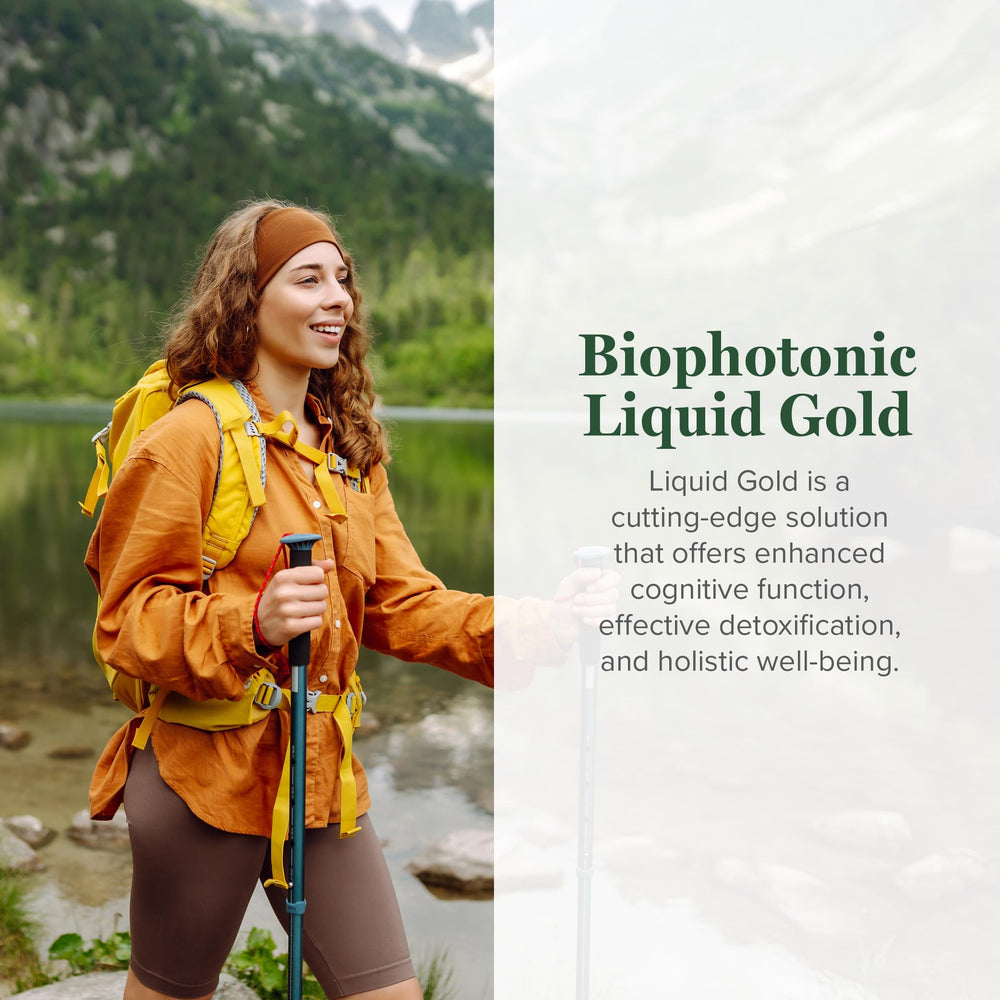 Global Healing Center Biophotonic Liquid Gold Spray drops enabling easy dosing