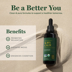 Global Healing Center Kava Calm organic vegan ingredients support daily wellness