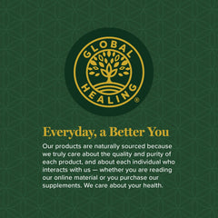Global Healing Center product display underscoring USA-made quality.