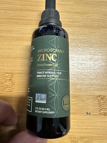 Global Healing Center vegan zinc liquid bottle against white background communicates gentle mineral support.