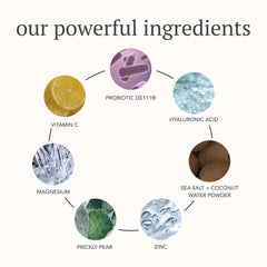 Glōci Skin + Gut hyaluronic acid powder supports skin hydration from within.