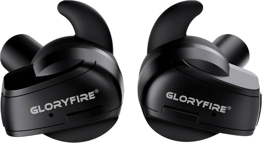 GLORYFIRE shooting ear protection case shown for travel and storage on the range.