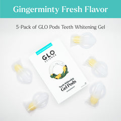 Cap being removed from GLO So Brilliant whitening gel for easy application.