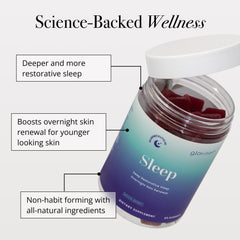 Gummies on hand with Glotrition Beauty Sleep Gummy for easy nightly ritual