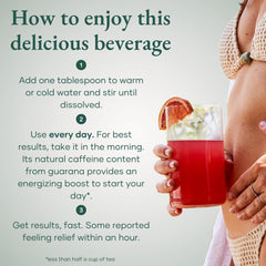 Glow Botanica Bloating SOS with dandelion leaves suggesting immune support