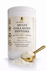 Glowessa collagen dissolving easily in hot or cold drinks for versatile use