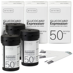 GLUCOCARD Expression test strip quick read for fast home glucose checks.