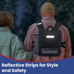 Glucomfy G5 tubing-tangle prevention system on straps.