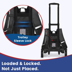 Glucomfy Trolley sleeve attachment secures the cart for stable mobility