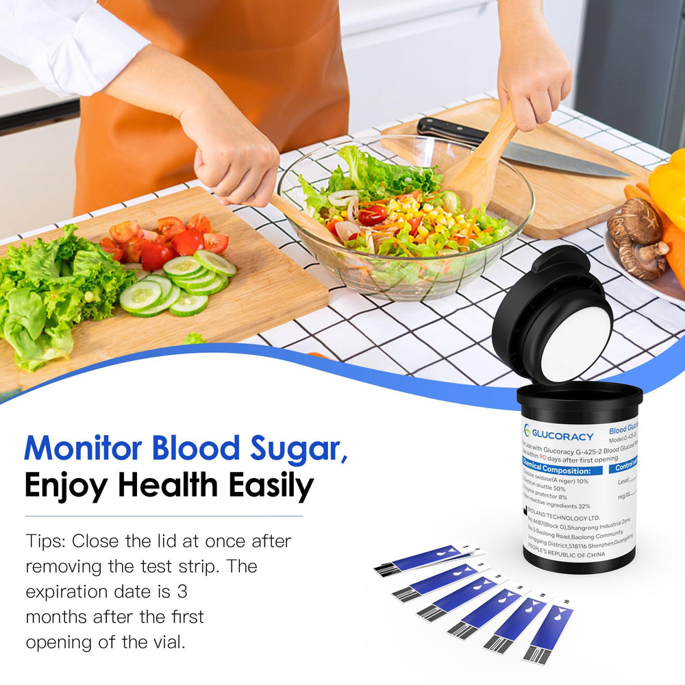 Glucoracy G-425-2/G-425 opened bottle date label guidance
