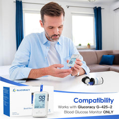 Glucoracy G-425 glucometer-ready strip for quick readings at home