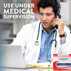 Dissolves quickly into hot or cold foods with Glutasolve.