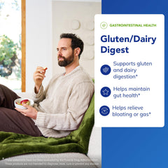 Pure Encapsulations Gluten/Dairy Digest ingredient list highlights purity.