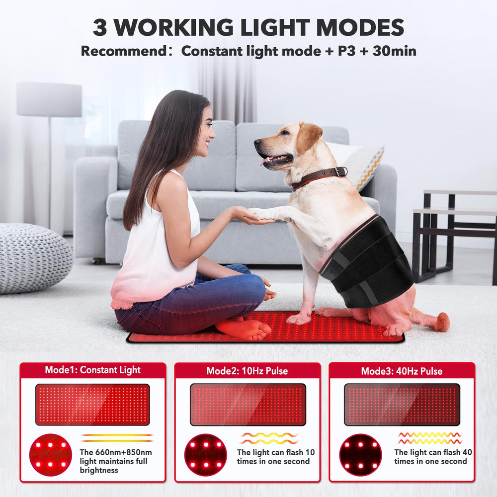 GMOWNW 360 LED beads deliver bright red and infrared light.