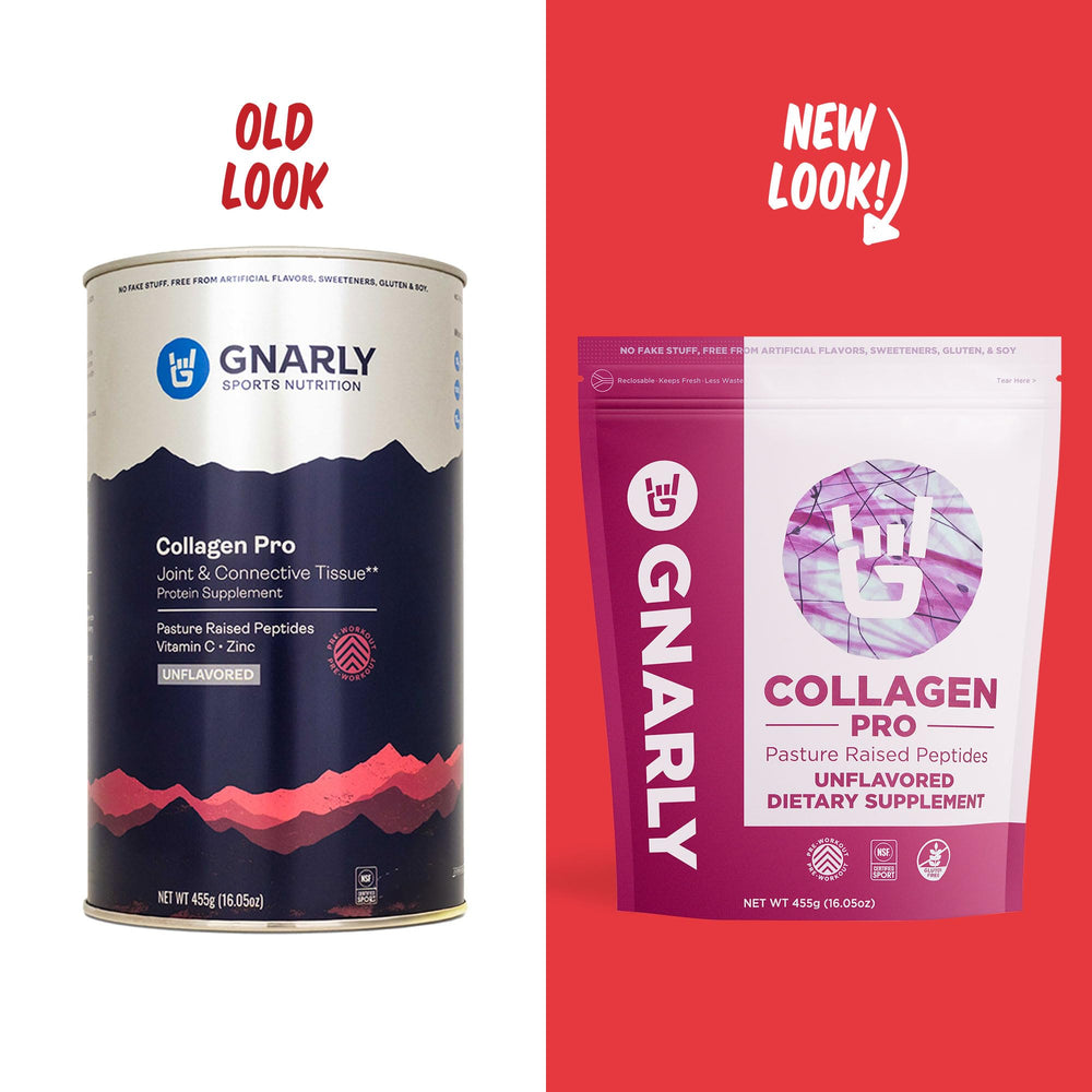 Scoop of Gnarly Collagen Pro showing measurement.
