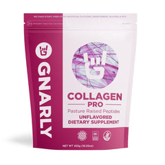 Gnarly Collagen Pro unflavored powder ready to blend.