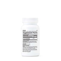GNC 5-HTP 100mg bottle label highlights gluten-free formulation for sensitive diets