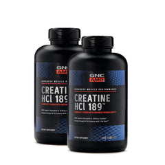 GNC AMP Creatine HCl 189 bottle pour shows fast absorption