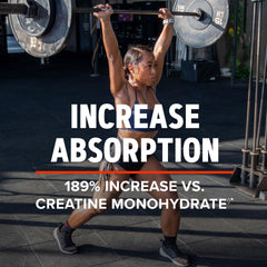 GNC AMP Creatine HCl 189 two-pack pack shot emphasizes value