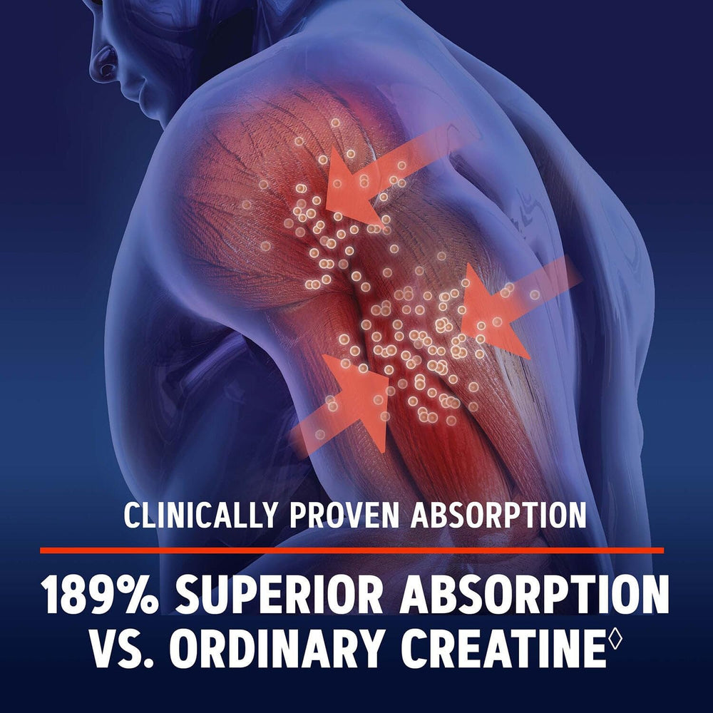 GNC AMP Creatine HCl 189 pills packaging hero shot for athletes.
