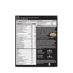 GNC AMP Men’s Vitapak ingredients closeup emphasizing the 5-in-1 design for performance support
