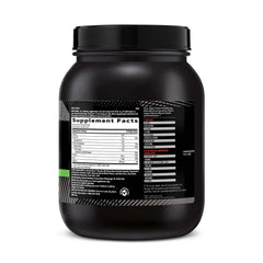 GNC AMP Plant Isolate Protein Vanilla Cookie pour shot, suggesting quick shake prep after workouts