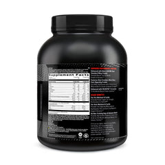 GNC AMP Wheybolic label close-up showing clinically tested strength blend.
