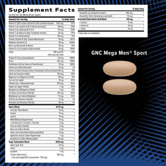 GNC AMP Multivitamin blend closeup with essential nutrients