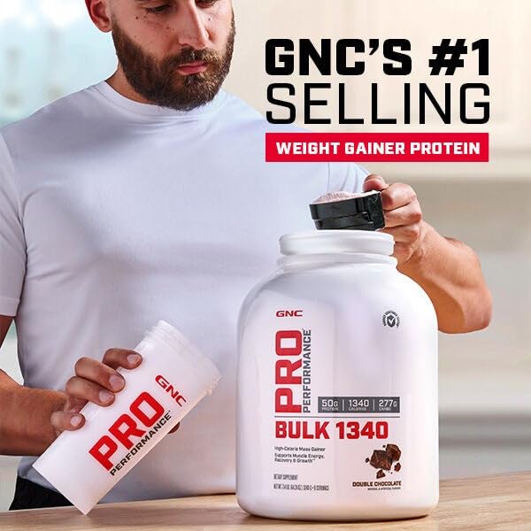 GNC Bulk 1340 shaker-ready scoop image for easy mixing and daily use