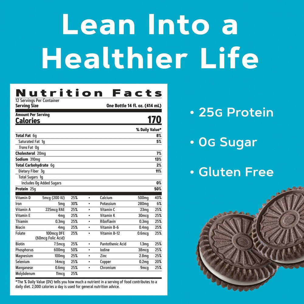 GNC Lean Shake 25 shaker cup with shake, easy ready-to-drink option