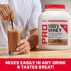 GNC recipe card with protein baking ideas.