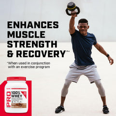 GNC Pro Performance 100% Whey gluten-free label on tub