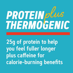 GNC Total Lean SlimVance shake with 25g protein per serving for fullness