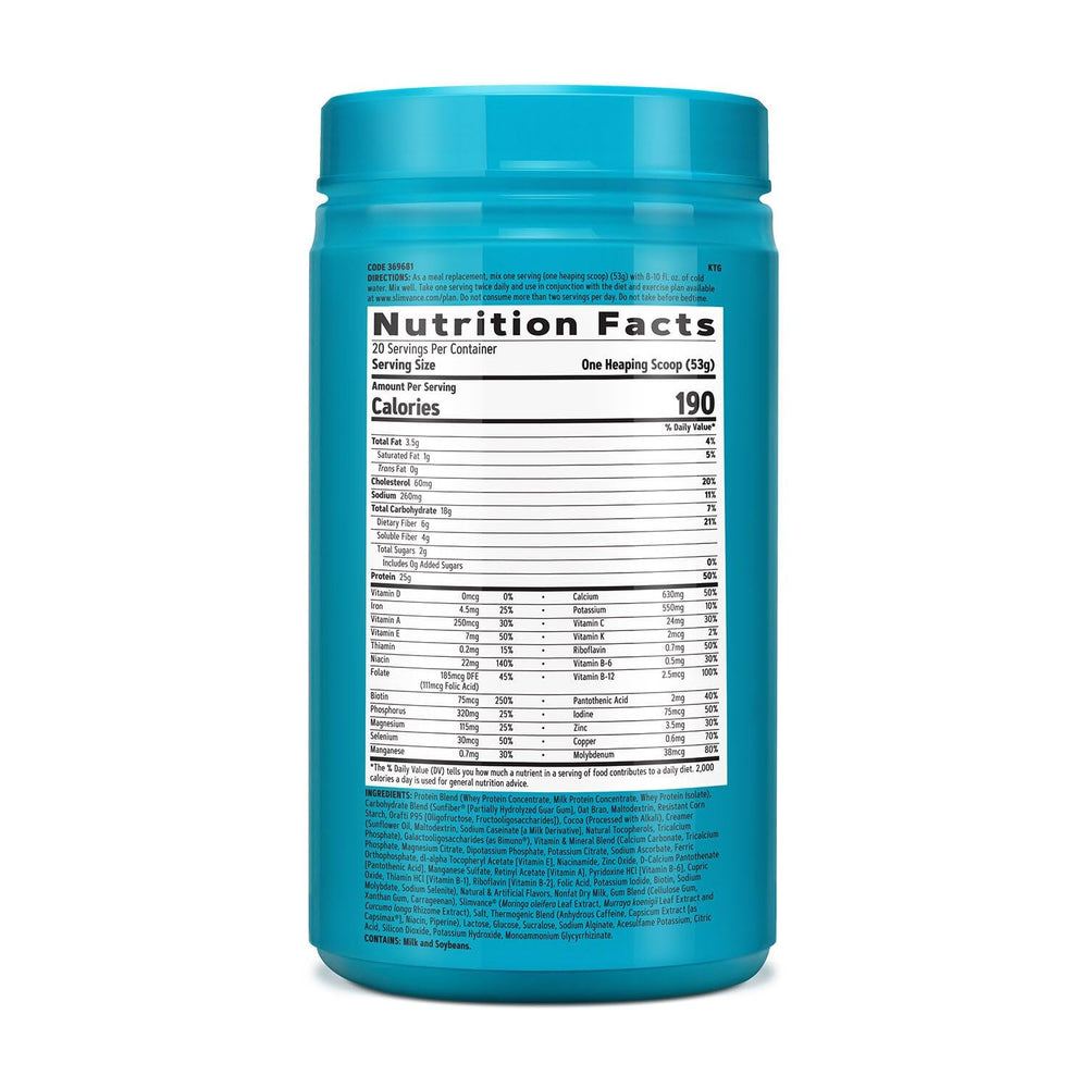 GNC Total Lean SlimVance Mocha Espresso shake in cup ready to mix for a quick nutritious snack