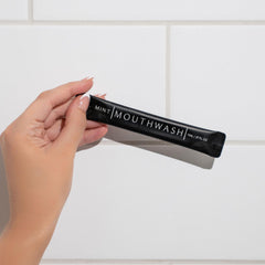 Go Mouthwash sustainable flexible packaging reduces footprint and waste.