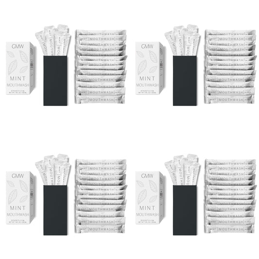 Go Mouthwash travel packets in a box for hotel-ready, fresh breath when guests visit.