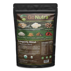 Go Nutra cordyceps powder being poured for daily ritual