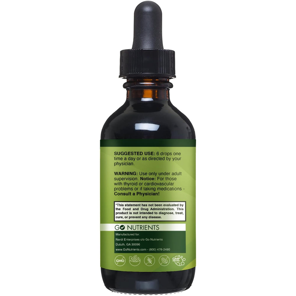 Go Nutrients Iodine Edge packaging communicates GMP quality.