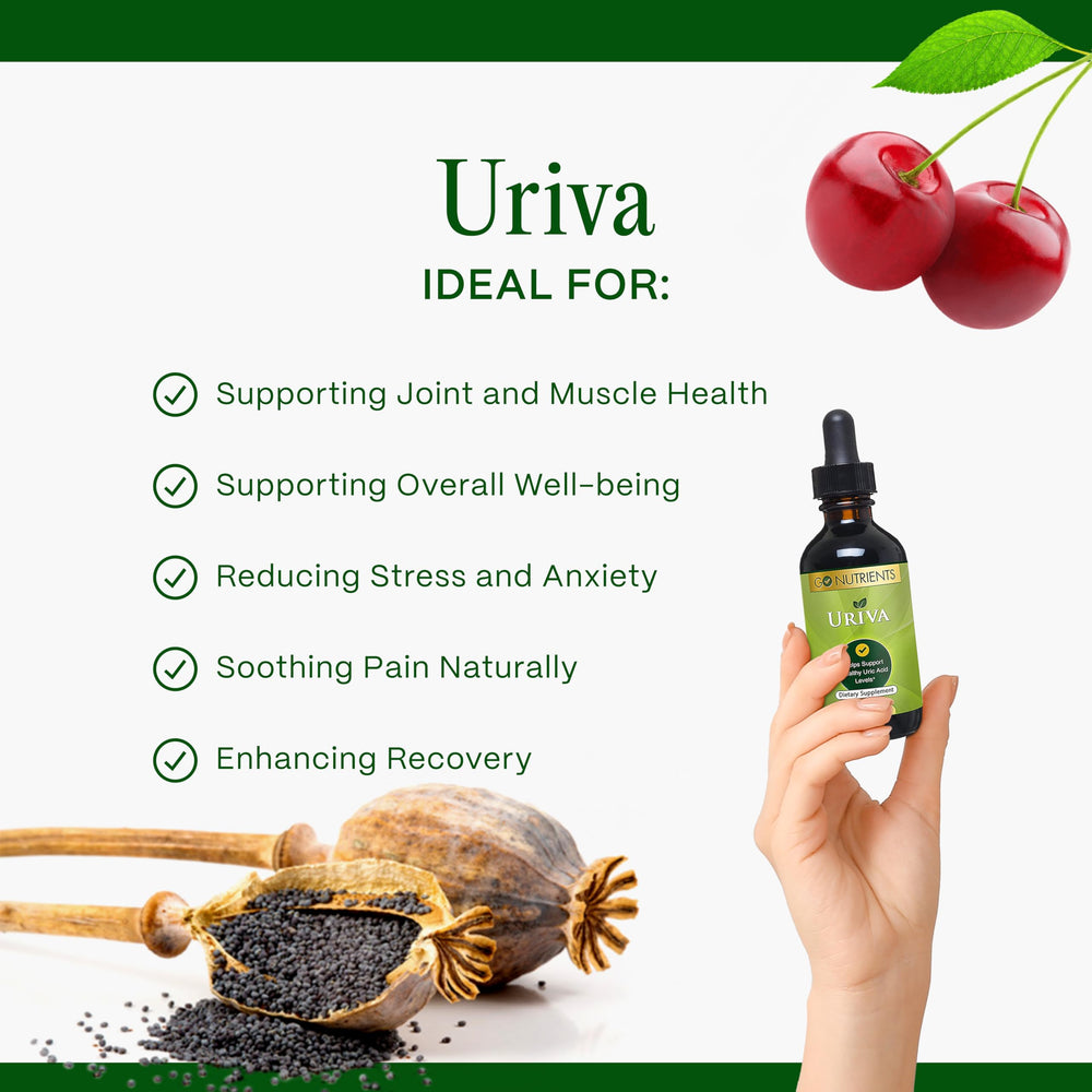 Go Nutrients Uriva white willow bark image signals natural comfort support.