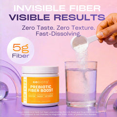 GOBIOTIX fiber powder dissolves cleanly for smooth mixing.