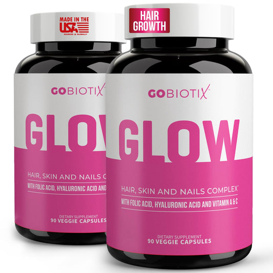 Gobiotix hair skin and nails vitamins close-up for radiance support