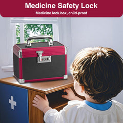 GODLONSEN lock box promotes child safety by guarding medicines