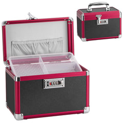 GODLONSEN medicine lock box front view for compact secure storage of medications.
