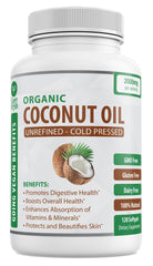 Going Vegan coconut oil capsules closeup highlights MCT-rich content.