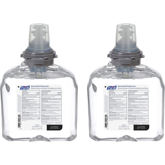 GOJO Purell foam refill 1200 ml bottle compatible with TFX dispenser.