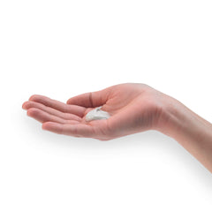 GOJO SUPRO MAX hand cleaner applied to dry hands for tough soils.
